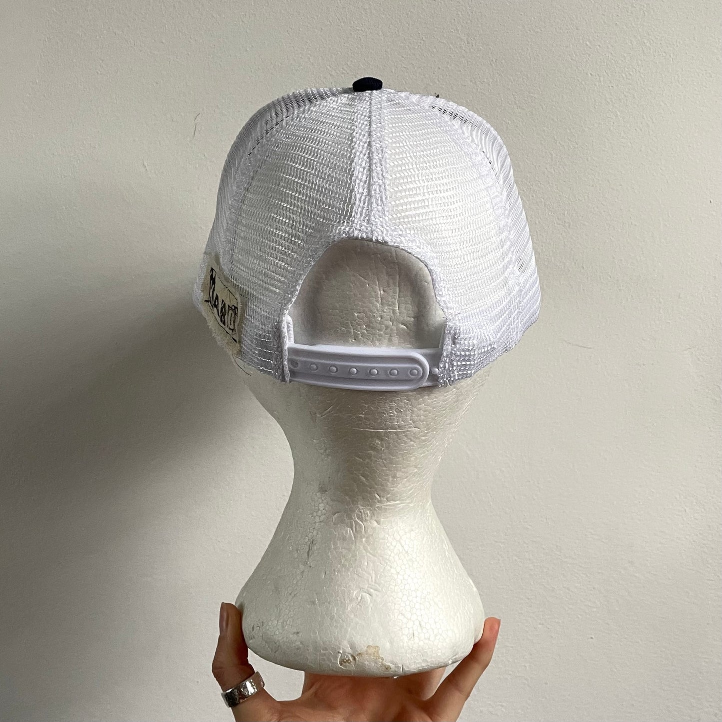 Tartan patch trucker