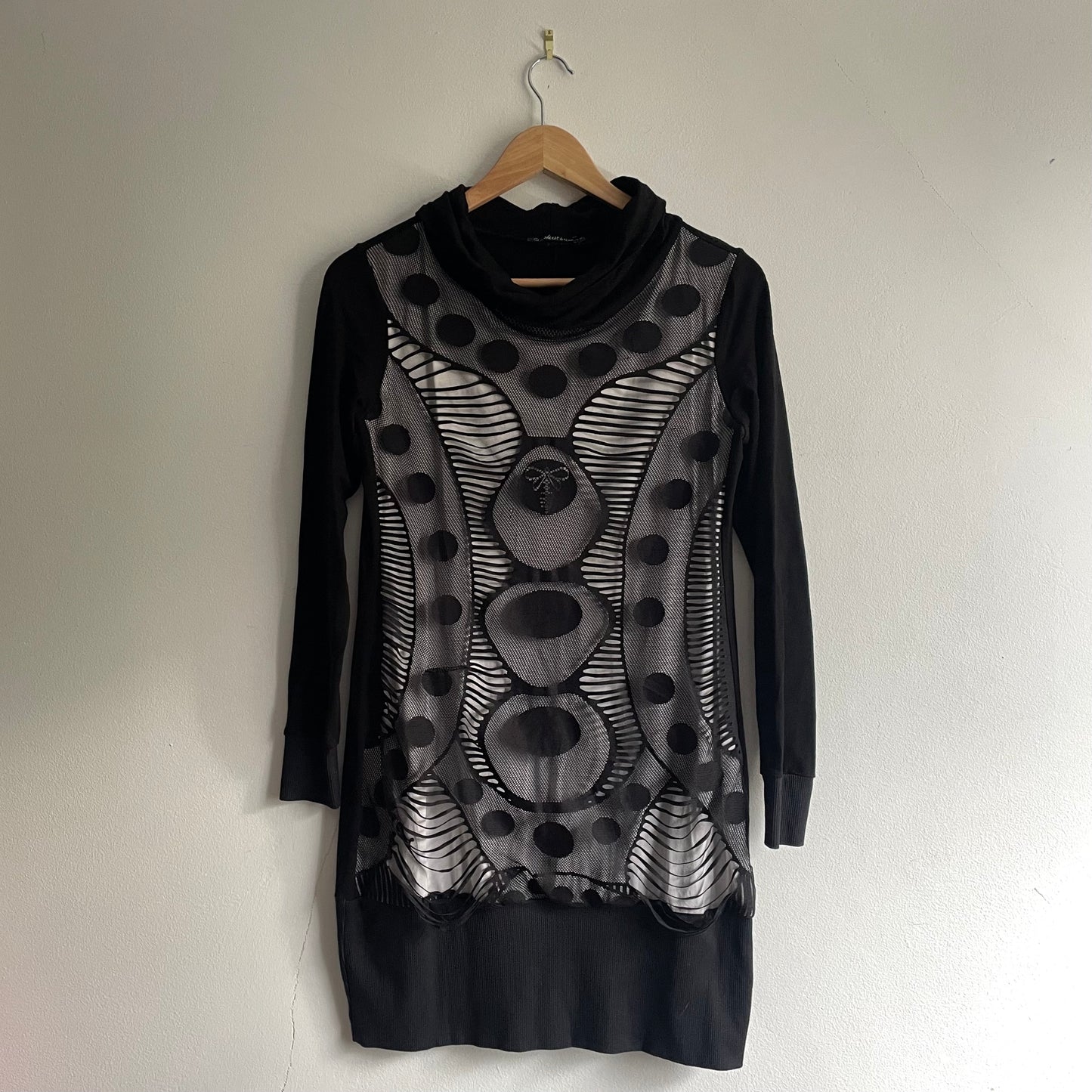 Mesh front dress
