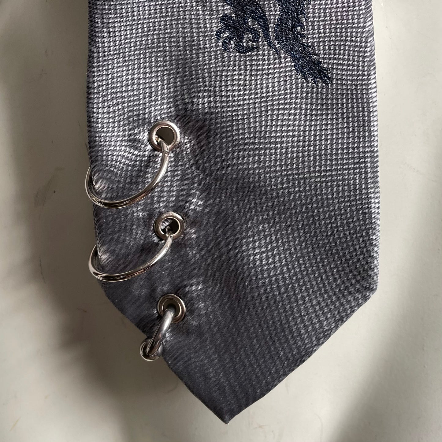 Upcycled dragon tie
