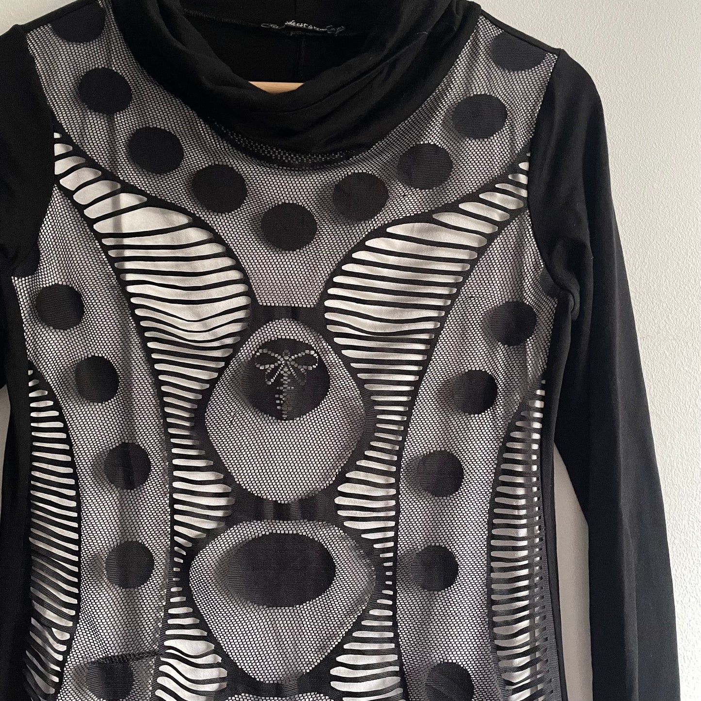 Mesh front dress