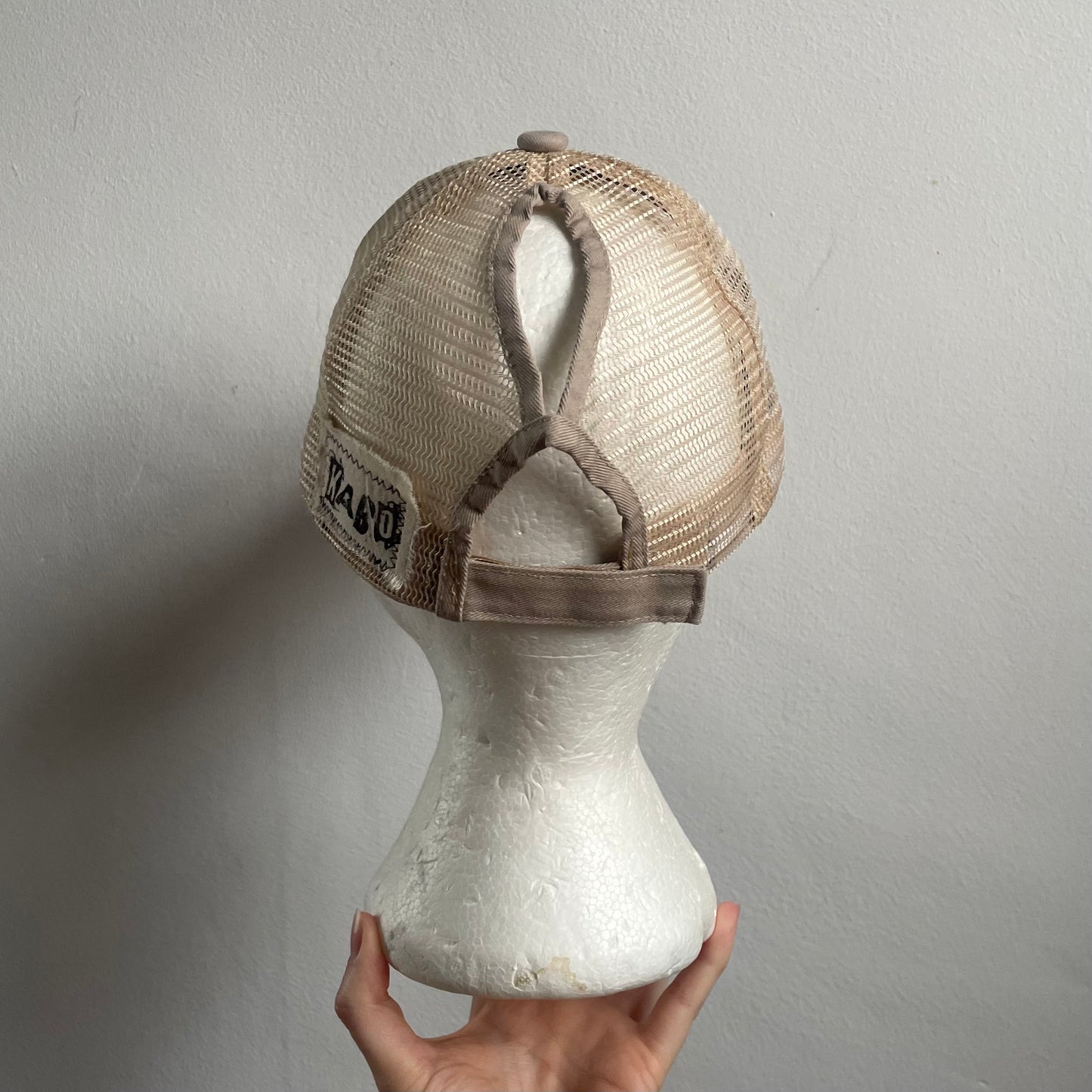 Upcycled hoop trucker