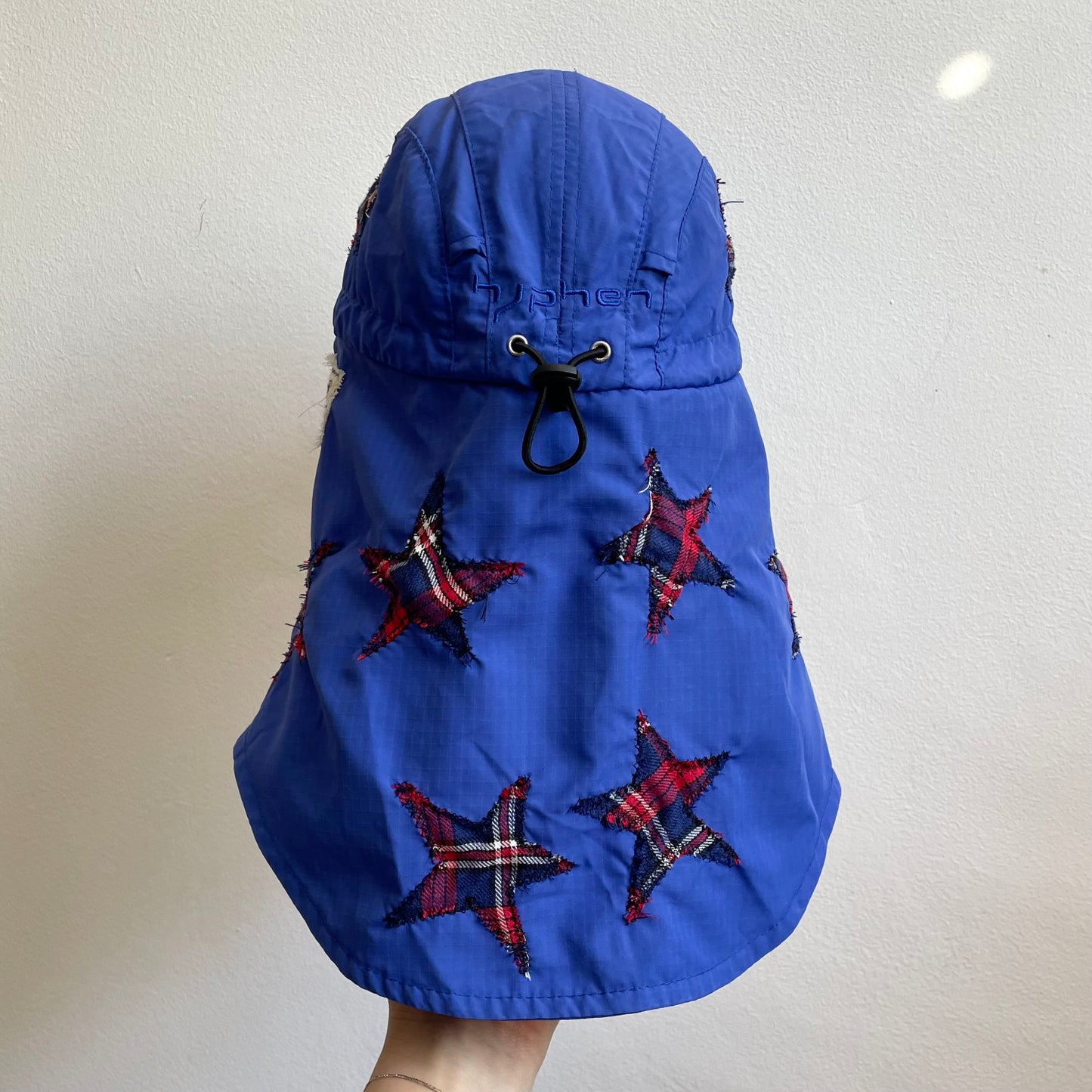 Tartan star cap + neck cover