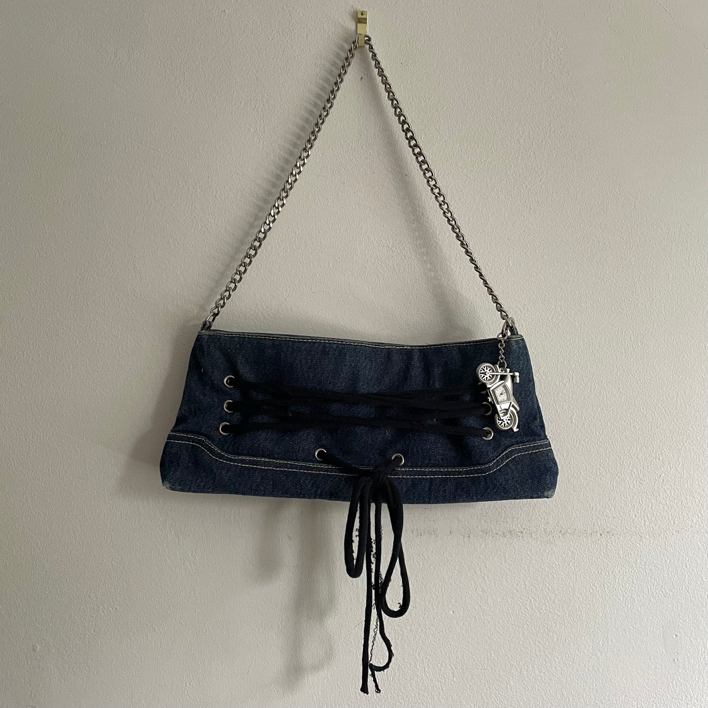 Corset denim bag