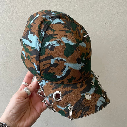 Blue camo cap