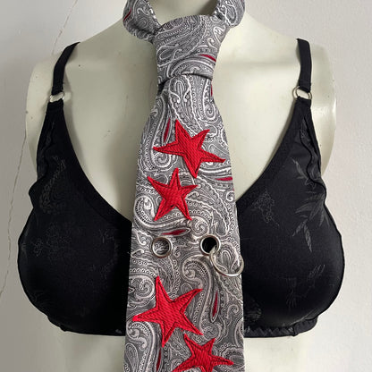 Paisley star tie