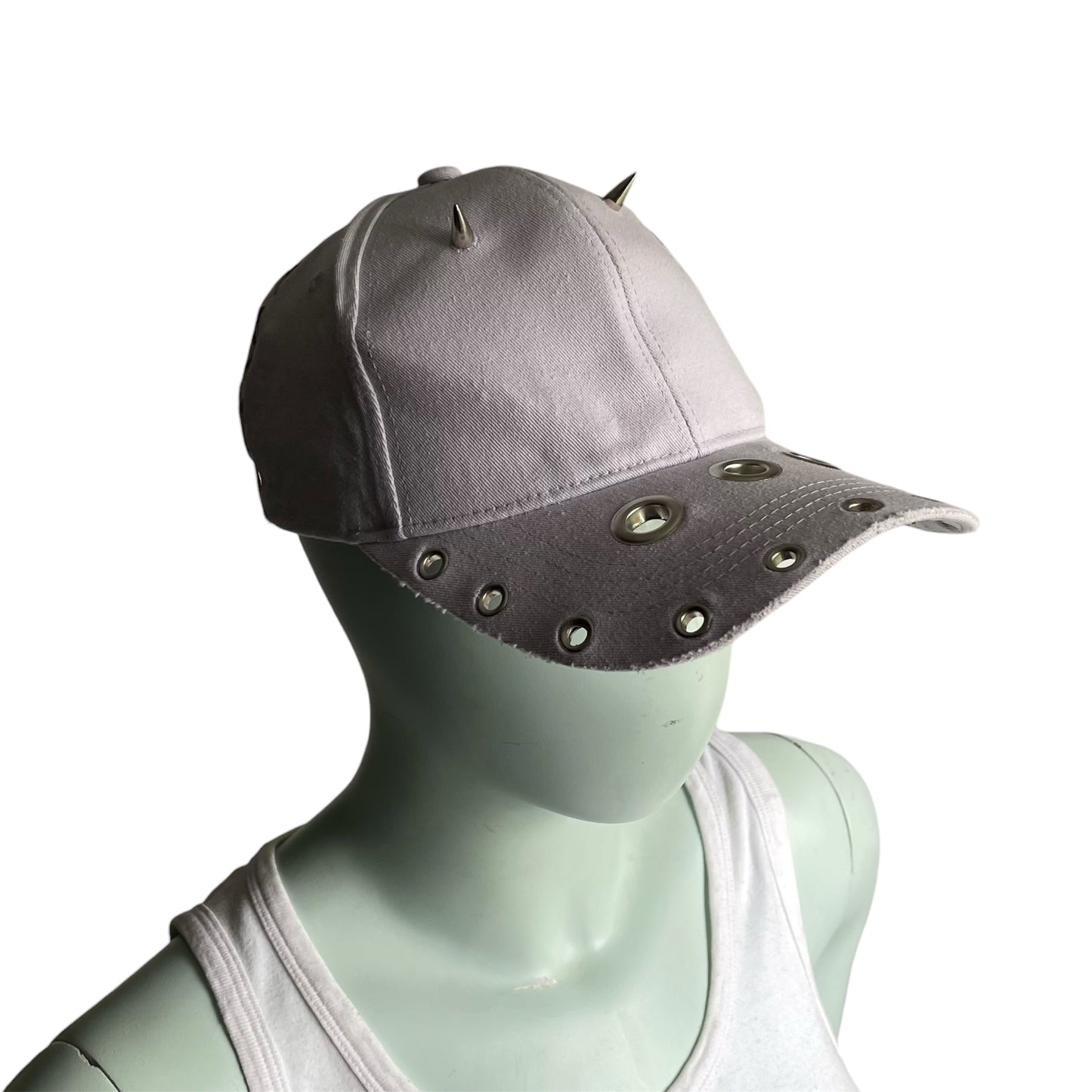 Eyelet cross stitch cap