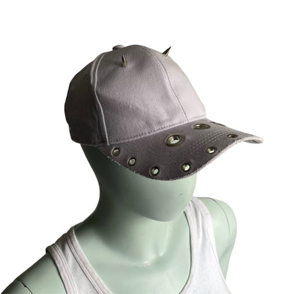 Eyelet cross stitch cap