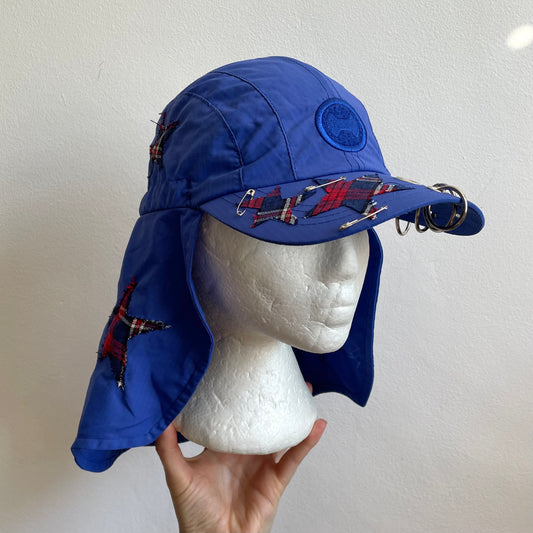 Tartan star cap + neck cover
