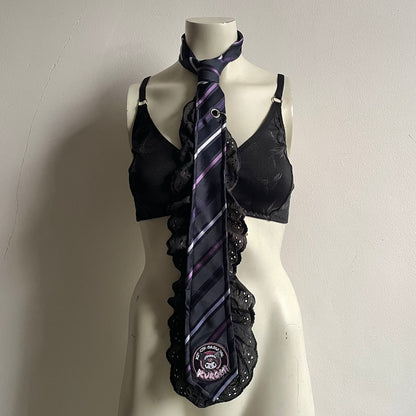 Kuromi frill tie