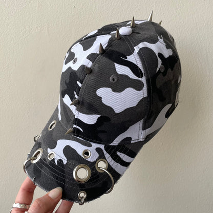 Camo spike cap