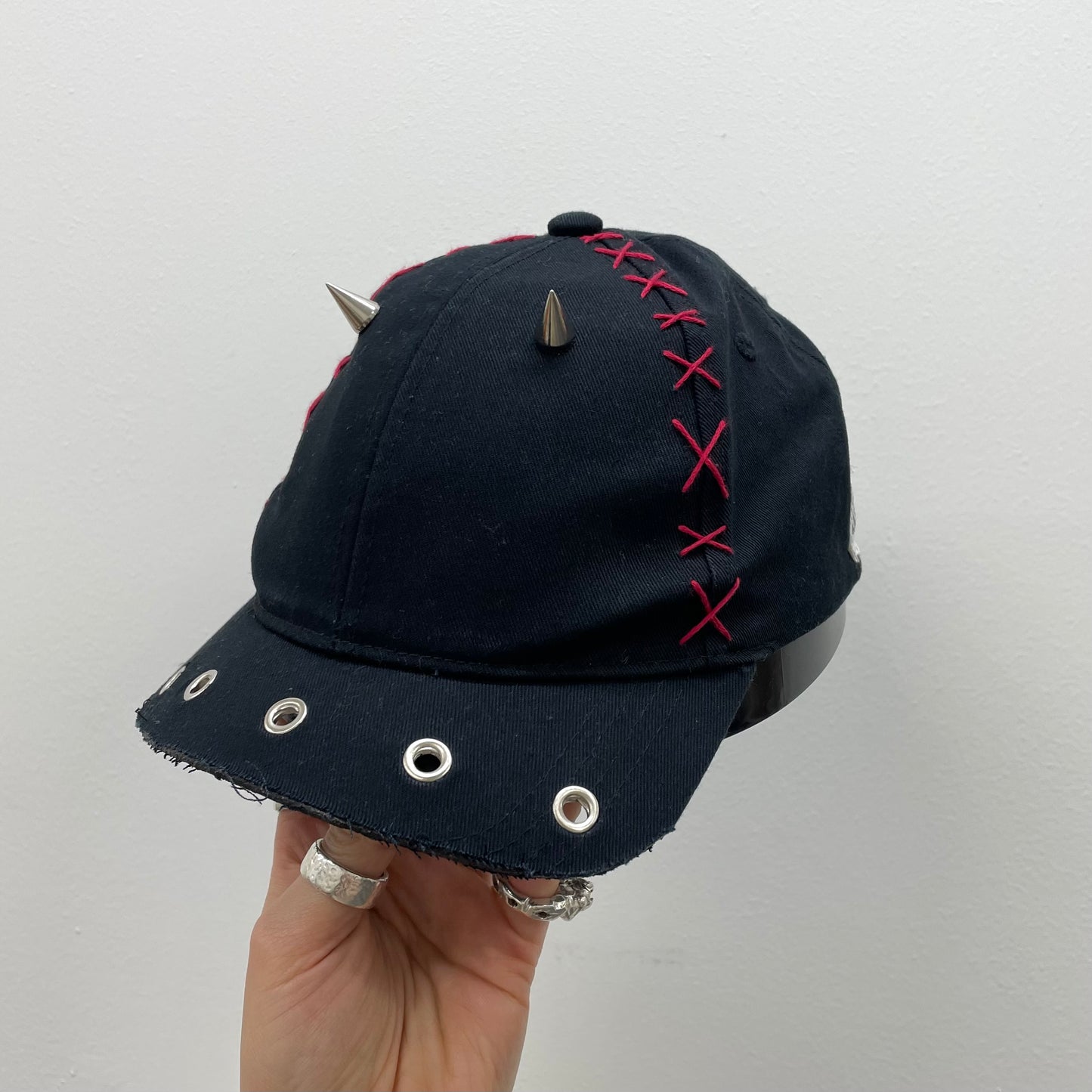 Cross stitch crop cap