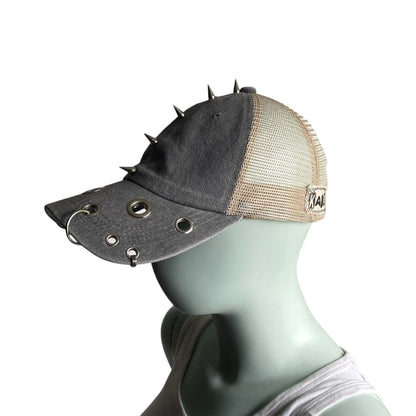 Spike trucker cap