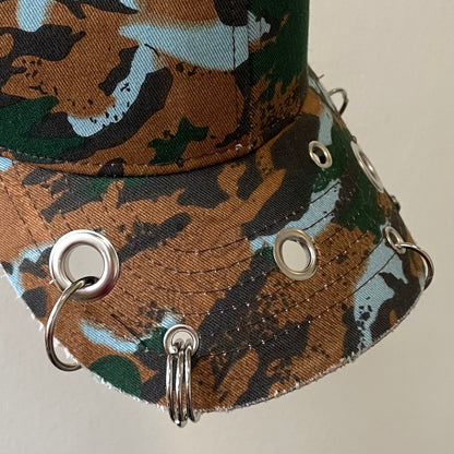 Blue camo cap