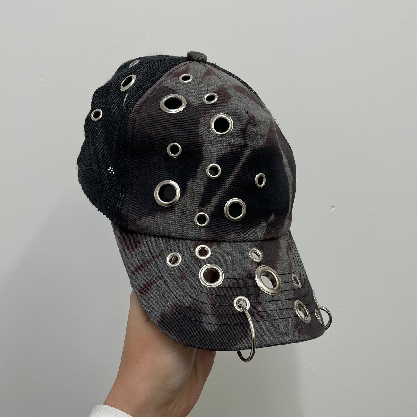Bleached trucker cap