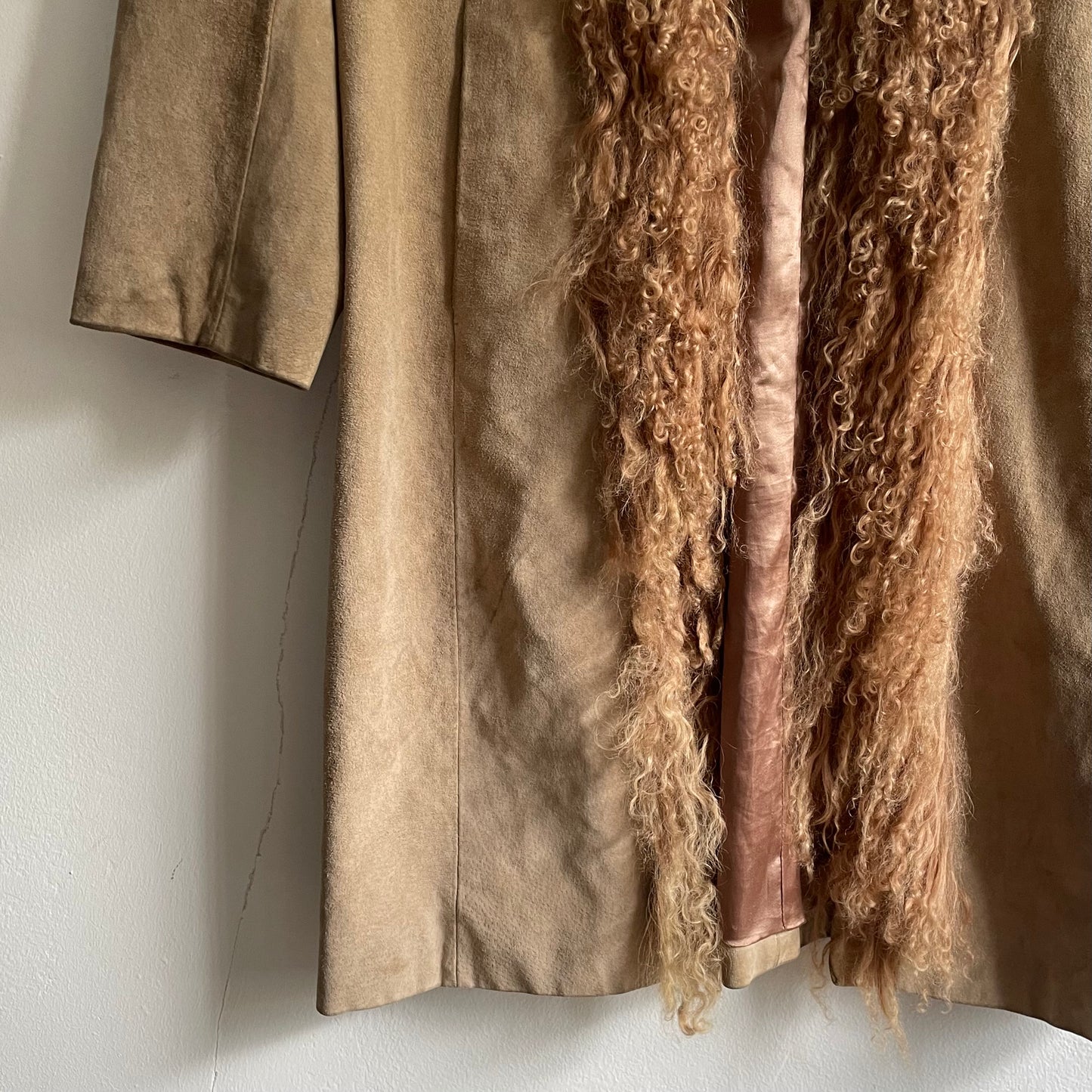 Beige afghan coat