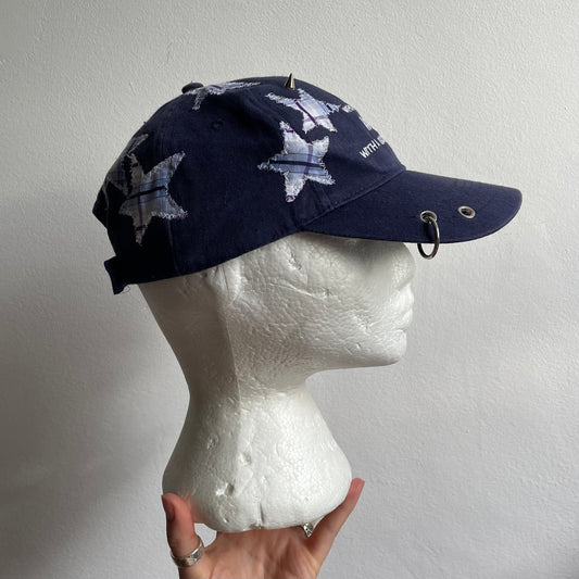 Plaid star cap