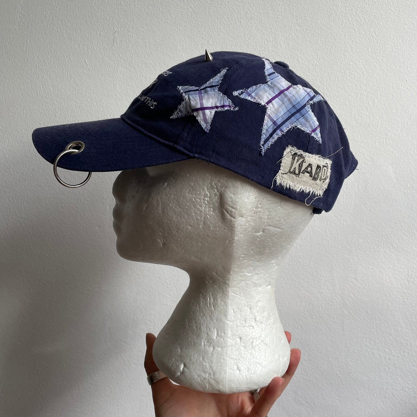 Plaid star cap