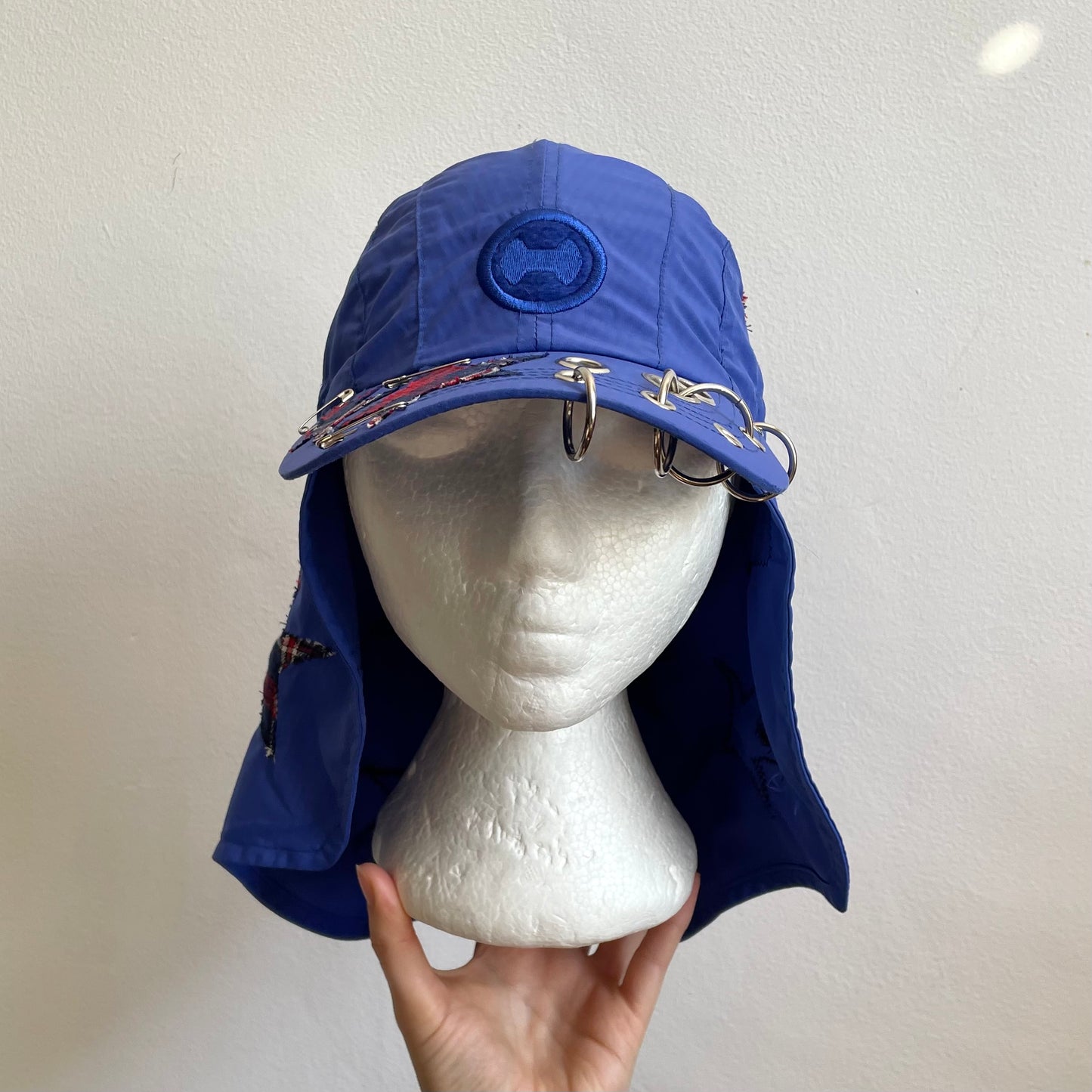 Tartan star cap + neck cover