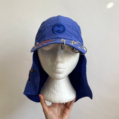 Tartan star cap + neck cover