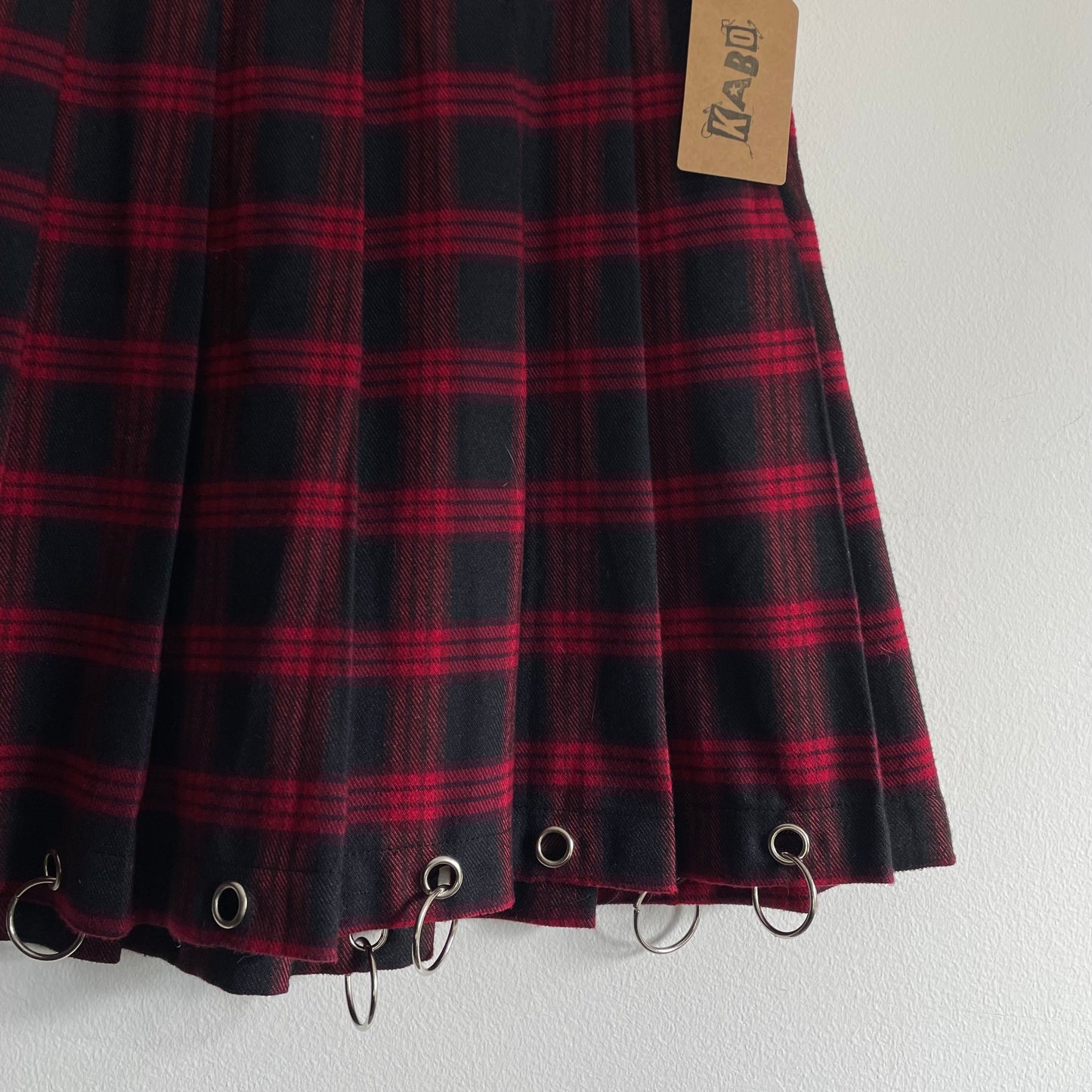 Plaid hoop skirt