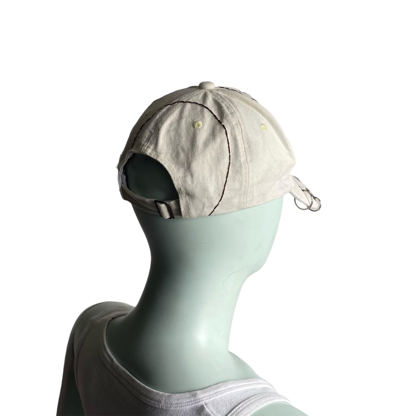 Embroidered swirl cap