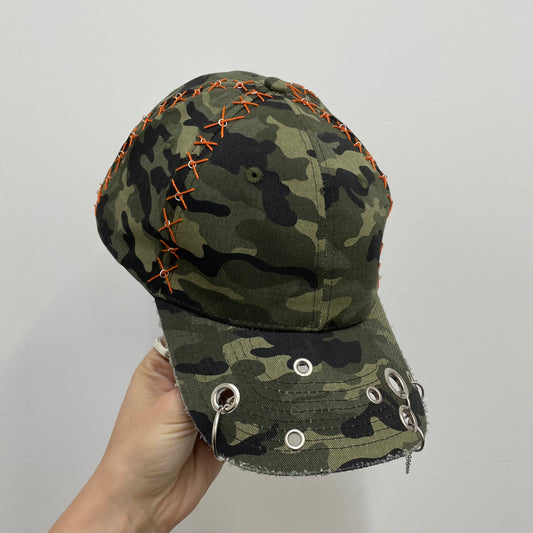 Camo stitch cap
