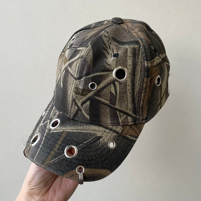 Real tree eyelet cap