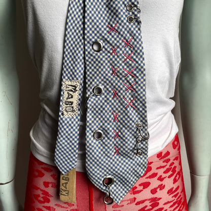 Gingham tie