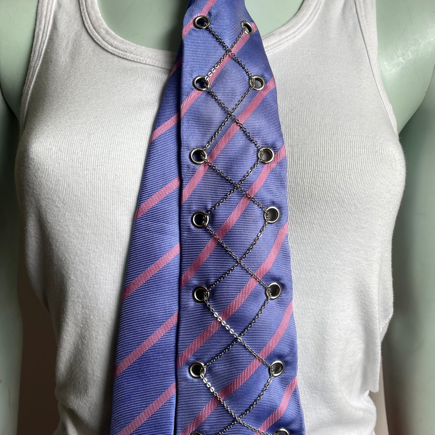 Stripe corset tie