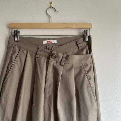 Double waist trousers