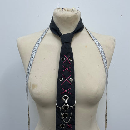 Cross stitch tie