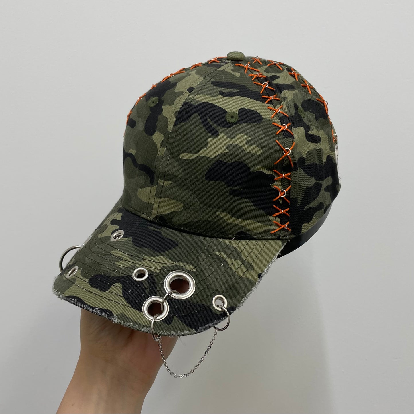 Camo stitch cap