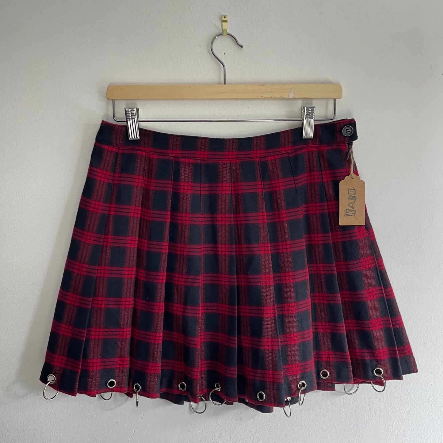 Plaid hoop skirt