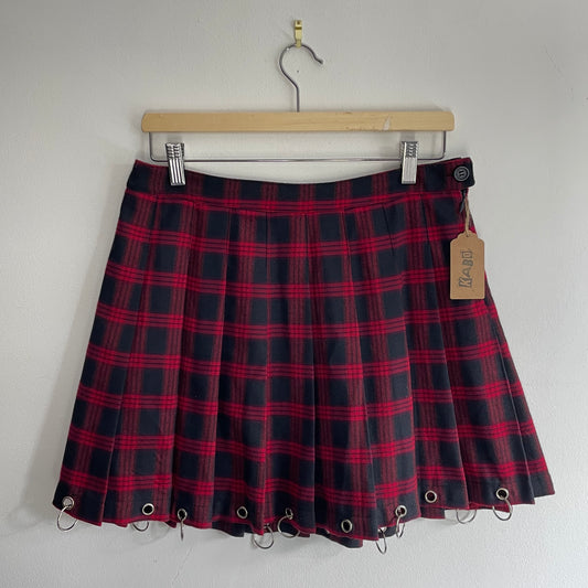 Plaid hoop skirt