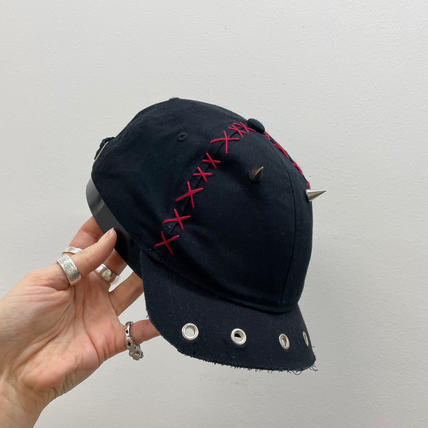 Cross stitch crop cap