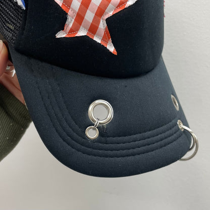 Gingham star trucker