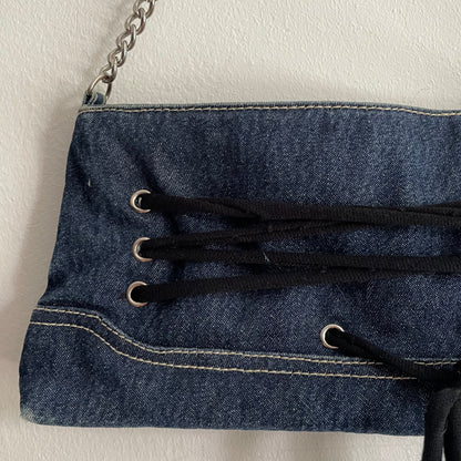 Corset denim bag