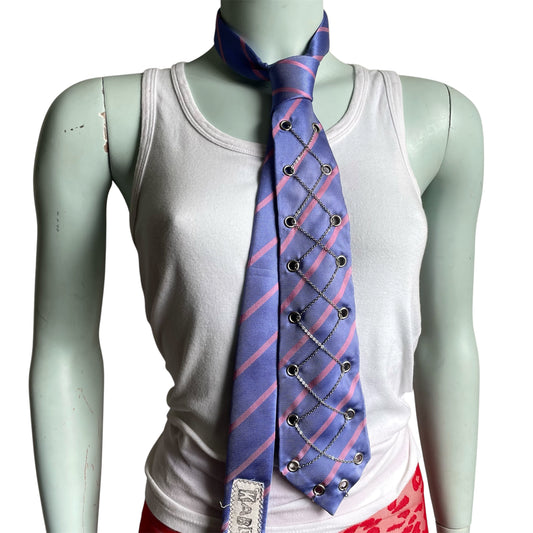 Stripe corset tie