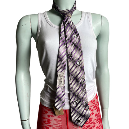 Purple hardware tie