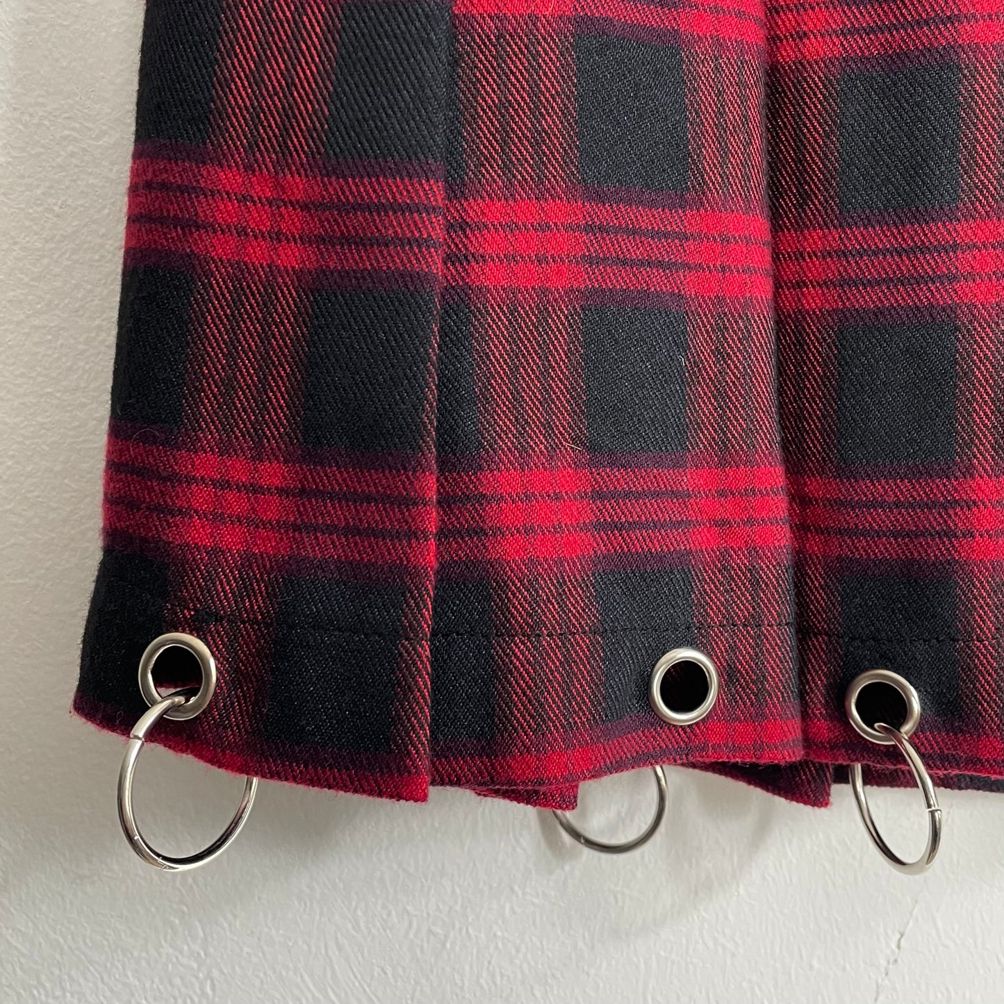 Plaid hoop skirt