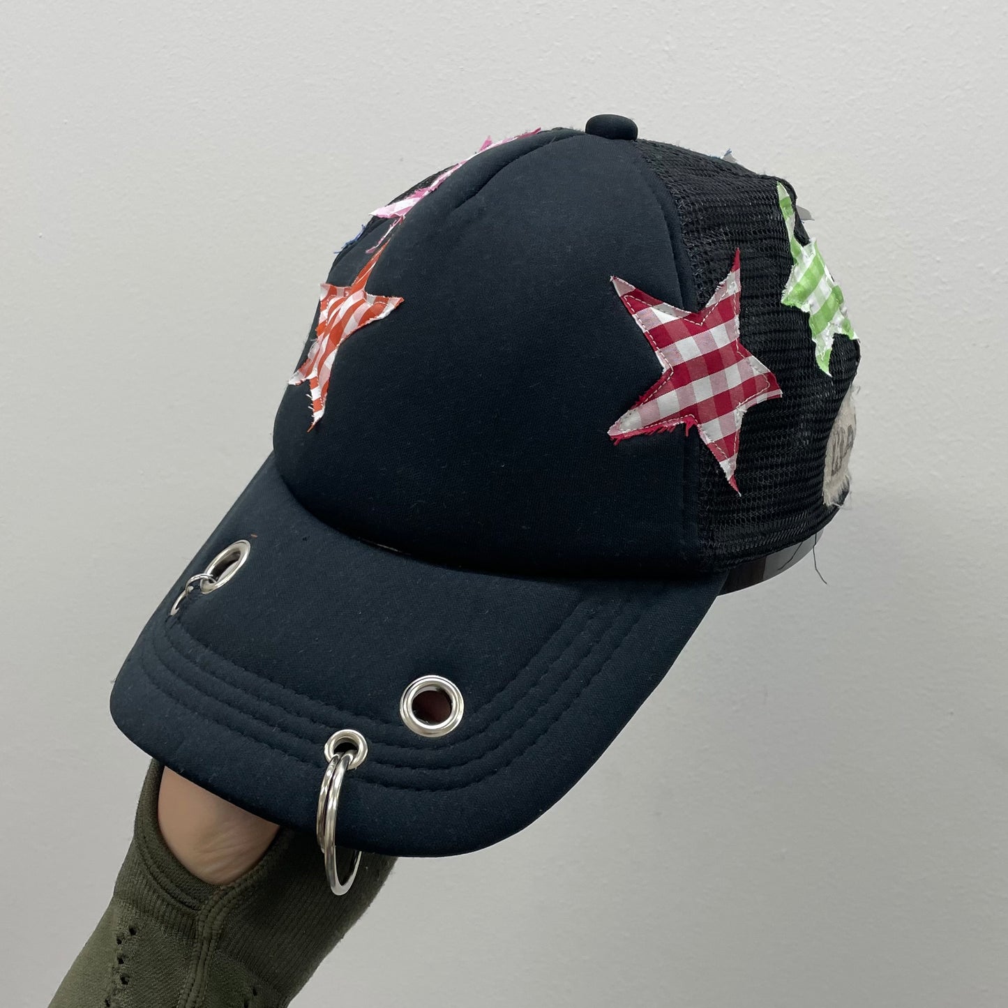Gingham star trucker