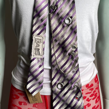 Purple hardware tie