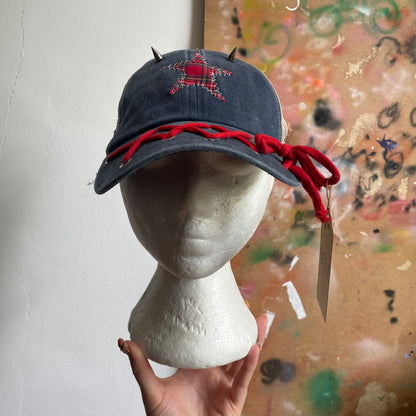 Tartan star trucker cap